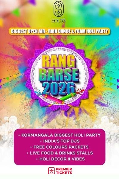 Biggest Rain Dance & Foam-Open Air Holi Party 2026