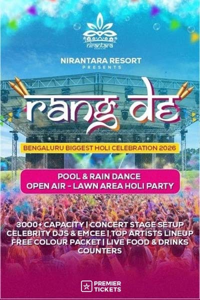 RANG DE: POOL-RAIN DANCE-OPEN AIR HOLI PARTY
