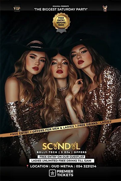 BIGGEST SATURDAY BOLLYWOOD TECHNO PARTY