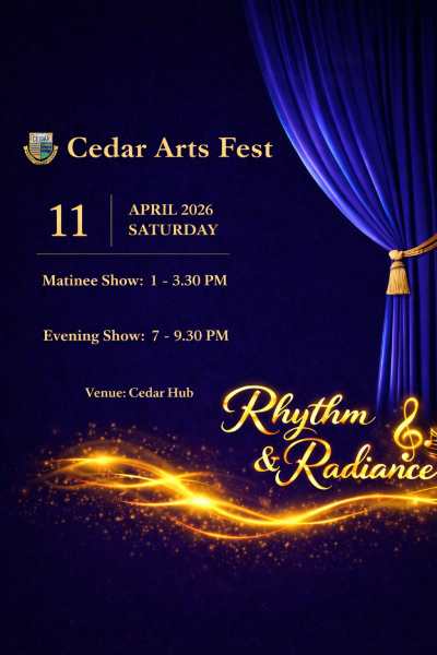 Cedar Arts Fest 2026 Rhythm & Radiance