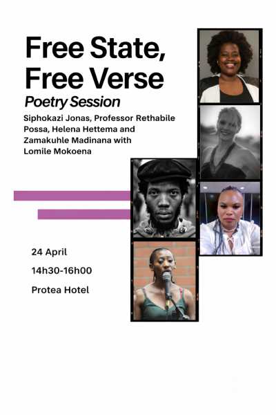 FREE STATE, FREE VERSE POETRY SESSION 2026
