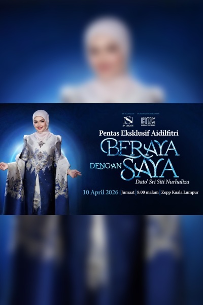 Pentas Eksklusif Aidilfitri Beraya Dengan Saya Dato' Sri Siti Nurhaliza 2026