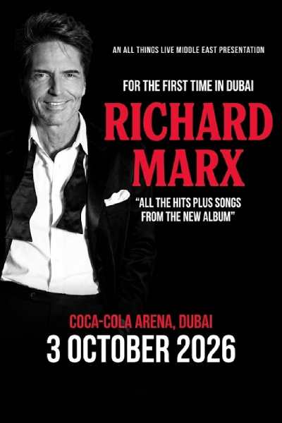 Richard Marx Live at Coca-Cola Arena in Dubai
