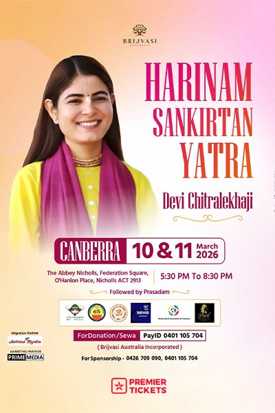 Sankirtan Yatara Canberra 2026