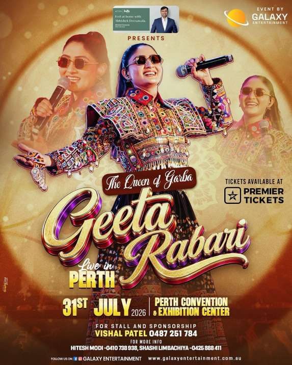 Garba 2026 with Geeta Rabari in Perth