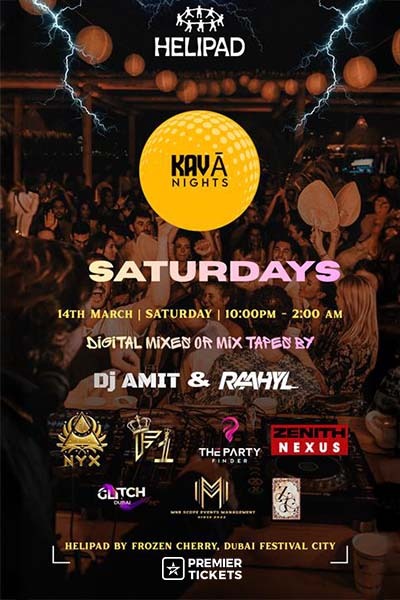 KAVA SATURDAYS – BOLLYWOOD FUSION at HELIPAD