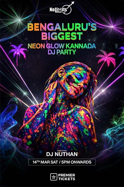 Massive Saturday neon glow kannada Party