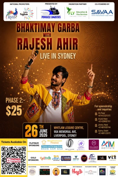 Rajesh Ahir Live in Sydney 2026