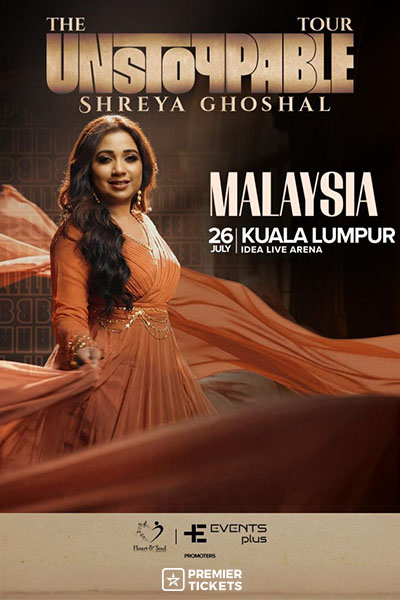 The Unstoppable Tour - Shreya Ghoshal Live in Malaysia 2026