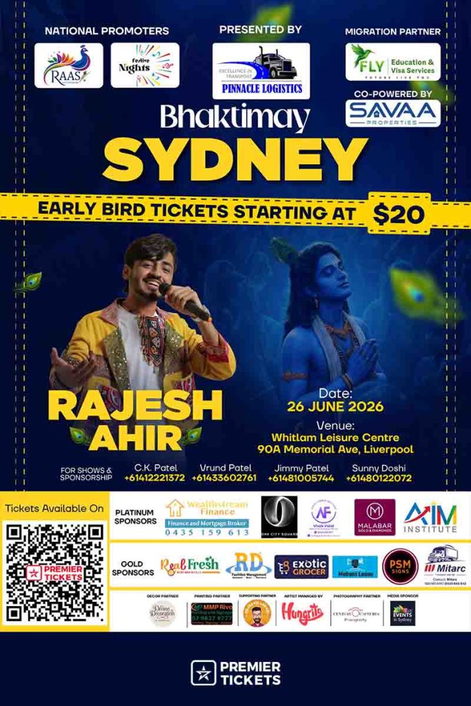 Rajesh Ahir Live in Sydney 2026