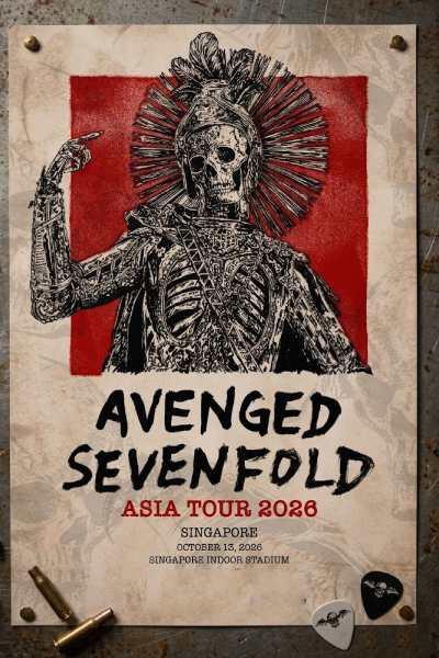 AVENGED SEVENFOLD ASIA TOUR 2026 AVENGED SEVENFOLD ASIA TOUR 2026