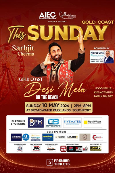 Desi Mela on the Beach with Sarbjit Cheema