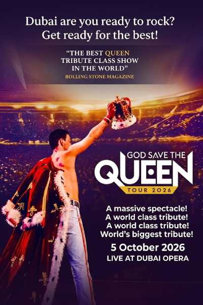 God save the Queen - A Tribute in Dubai 2026 God save the Queen - A Tribute in Dubai 2026