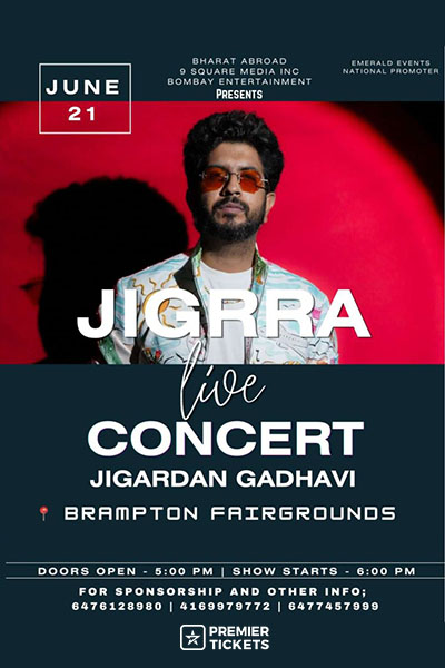 Jigardan Gadhavi (JIGRRA) Live in Concert | Toronto - 2026