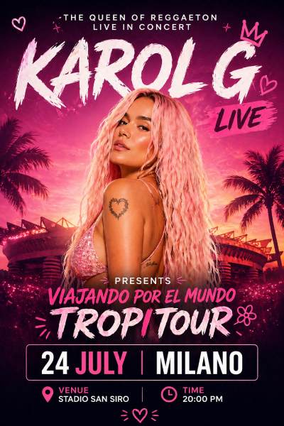 KAROL G LIVE - 24 JULY _ MILANO