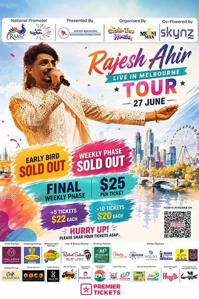 Krishna Raas Garba 2026 with Rajesh Ahir – Melbourne