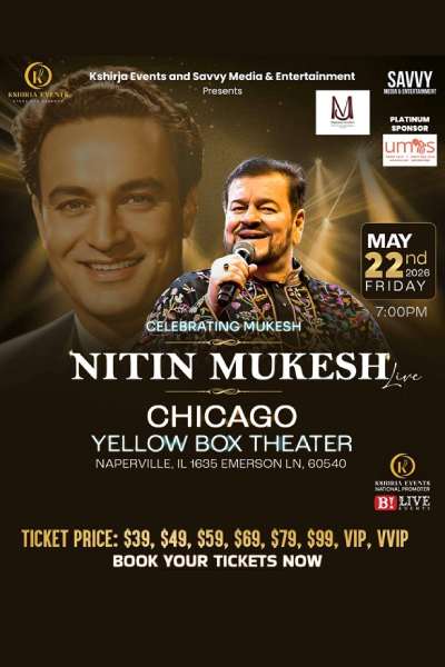 NITIN MUKESH LIVE IN CHICAGO 2026