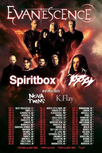 Evanescence, Poppy, Nova Twins – Tour 2026