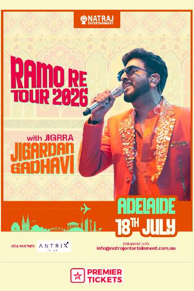Ramo Re Tour 2026 with Jigardan Gadhavi Adelaide