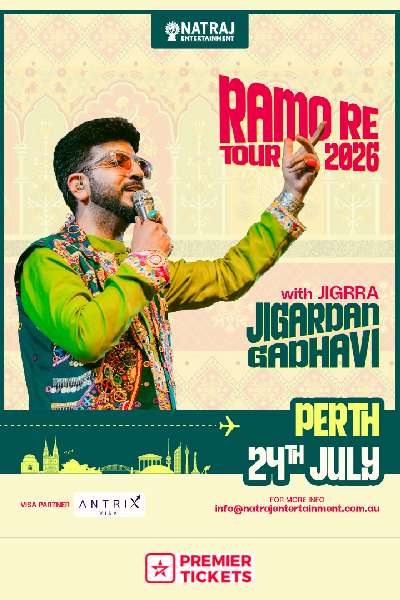 Ramo Re Tour 2026 with Jigardan Gadhavi Perth