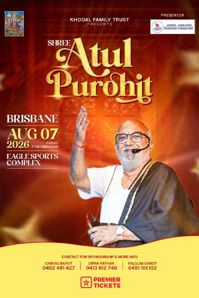 Shri Atul Purohit Garba in Brisbane 2026