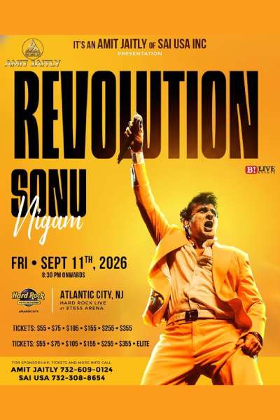 Sonu Nigam Live Concert in New Jersey 2026 | Revolution Tour 2026