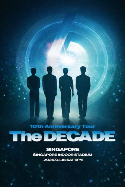 “The Decade” – DAY6 10th Anniversary Tour Singapore 2026