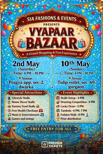 Vyapaar Bazaar – A Grand Shopping & Fun Experience Dwarka
