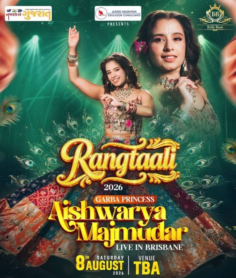 Rangtali 2026 With Aishwarya Majmudar in Brisbane