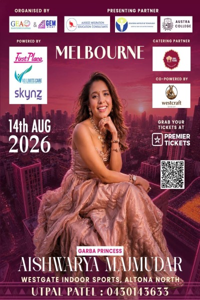 Rangtali 2026 With Aishwarya Majmudar in Melbourne