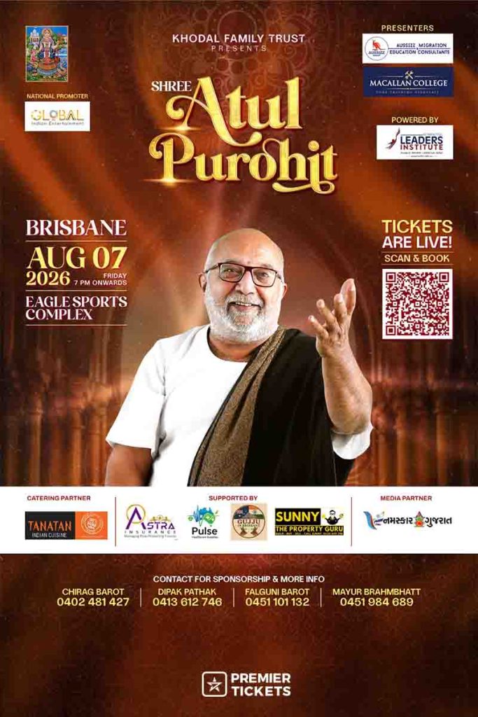 Shri Atul Purohit Garba in Brisbane 2026