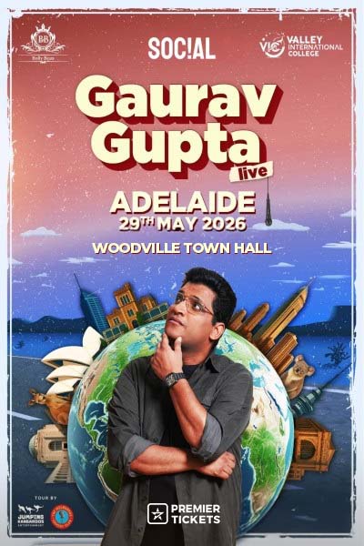 Standup Comedy by Gaurav Gupta Live in Adelaide - 2026