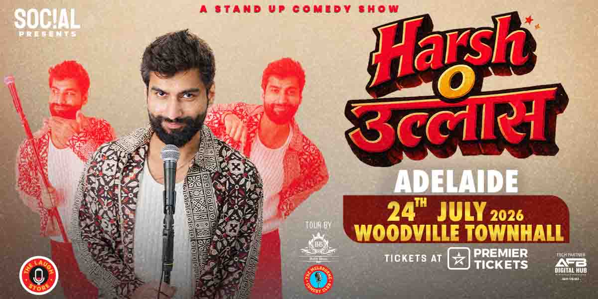 Harsh Gujral Live in Adelaide - 2026