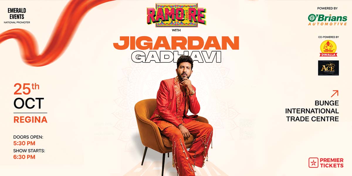 Ramo Re Tour 2026 with Jigardan Gadhavi in Regina