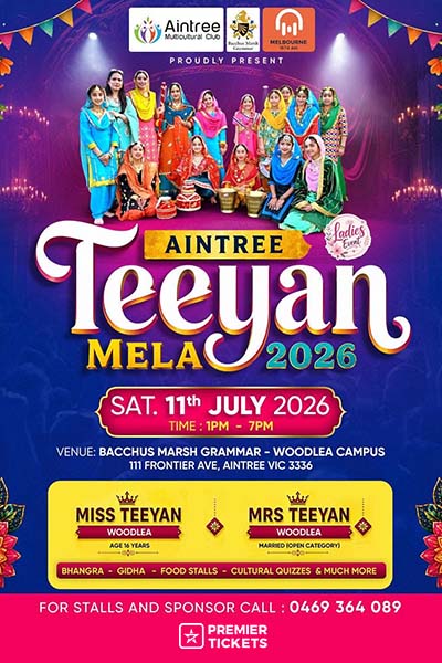 AINTREE TEEYAN MELA 2026