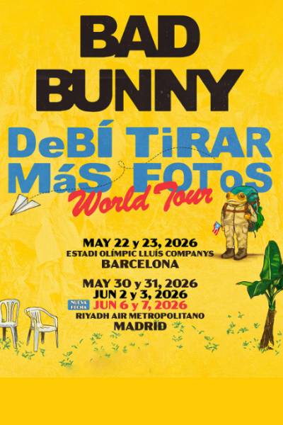 Bad Bunny Madrid 2026 Live Concert Tickets & Event Details