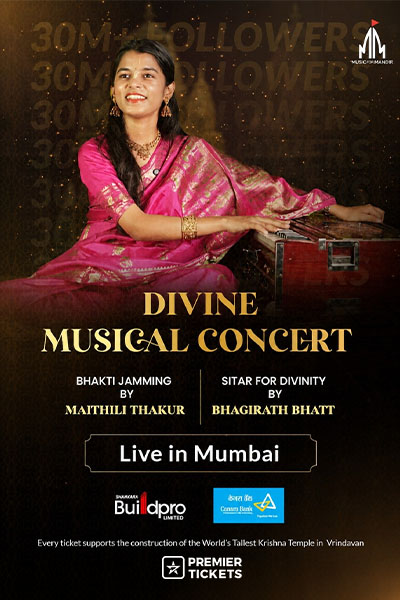 Maithili Thakur Live - Bhakti Jamming in Mumbai 2026