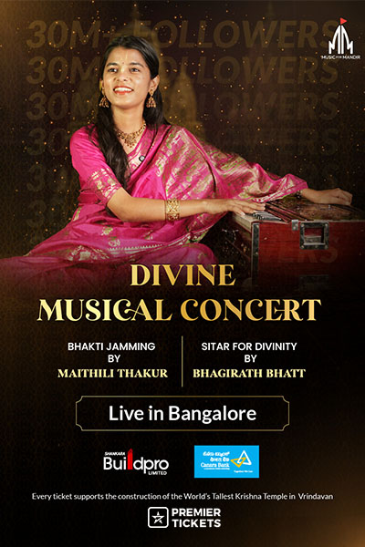 Maithili Thakur Live - Bhakti Jamming in Bangalore 2026