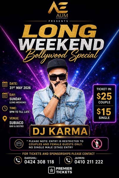 DJ Party Long Weekend 2026