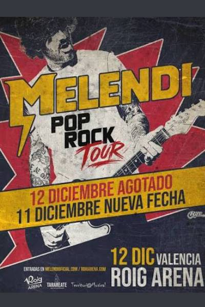 Melendi - Valencia | 12 Dec 2026