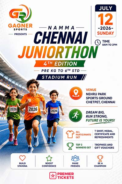 NAMMA CHENNAI JUNIORTHON – 4TH EDITION 2026