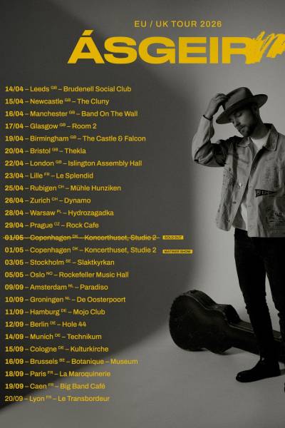 Ásgeir – Tour 2026