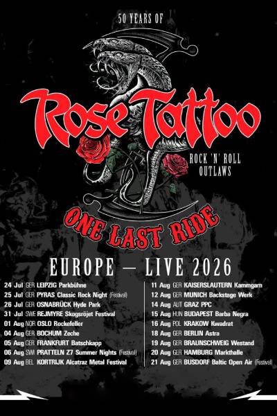 Rose Tattoo - Leipzig 2026