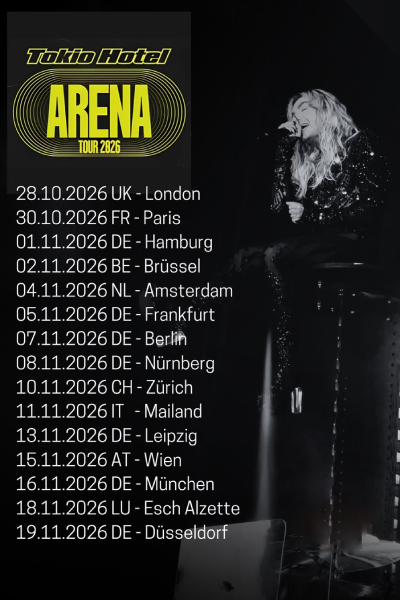 Tokio Hotel Tour 2026 Live Concert