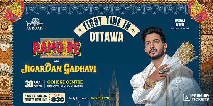 Ramo Re Tour 2026 with Jigardan Gadhavi in Ottawa