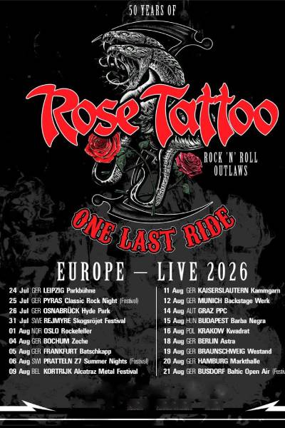 Rose Tattoo - Oslo 2026