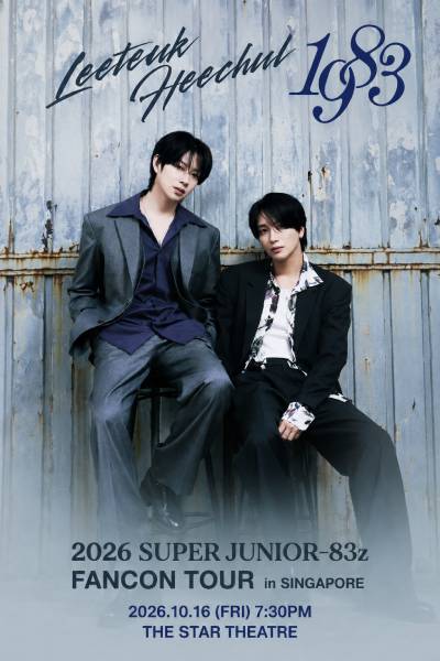 SUPER JUNIOR 83z FANCON TOUR – Singapore 2026 SUPER JUNIOR 83z FANCON TOUR – Singapore 2026
