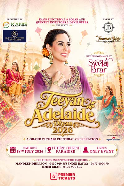 Teeyan Adelaide Diyan 2026 (Ladies Event)