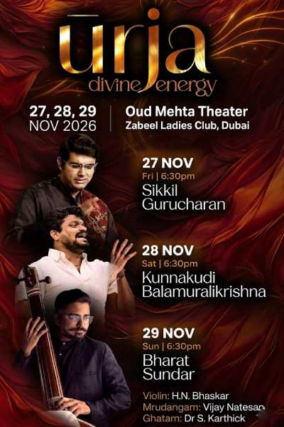 URJA - Divine Energy in Dubai | 28 Nov 2026