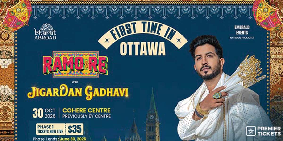 Ramo Re Tour 2026 with Jigardan Gadhavi in Ottawa